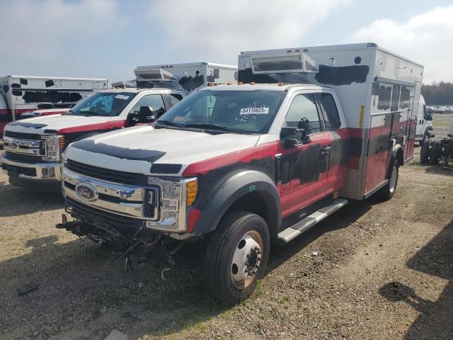 FORD F550 SUPER 2017 red chassis diesel 1FD0X5HT6HEC91220 photo #1