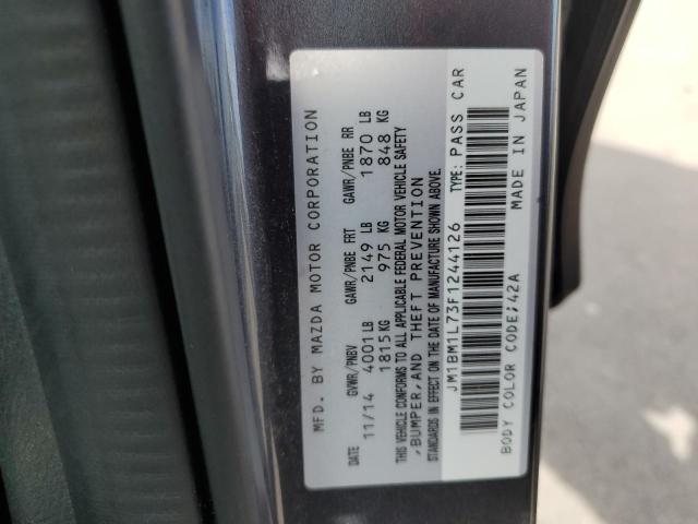 2015 MAZDA 3 TOURING JM1BM1L73F1244126