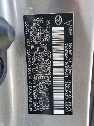 2021 LEXUS UX 250H JTHE9JBH9M2042051