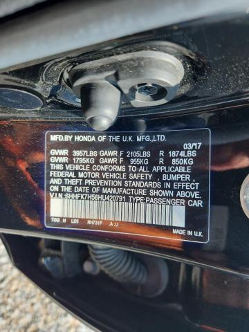 2017 HONDA CIVIC EX - SHHFK7H56HU420791