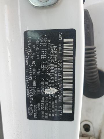 2021 HYUNDAI KONA SE KM8K1CAA1MU748362