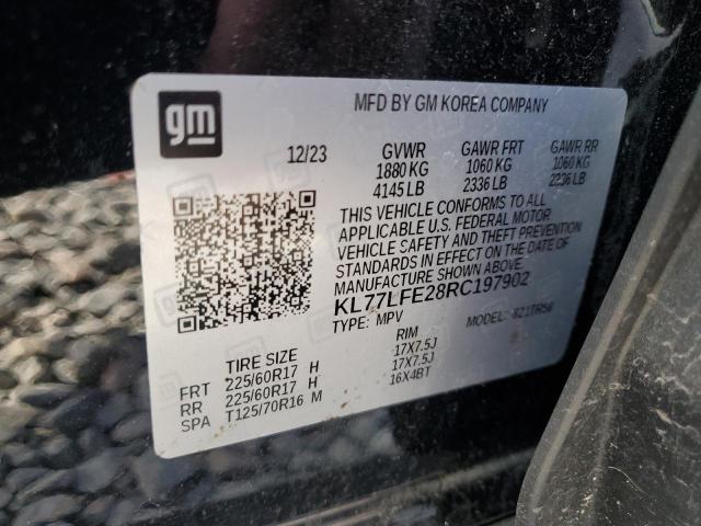 2024 CHEVROLET TRAX LS KL77LFE28RC197902