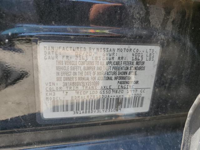 2020 NISSAN SENTRA SR 3N1AB8DV3LY231099