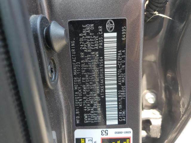 2024 TOYOTA CAMRY XSE 4T1K61AK9RU876564