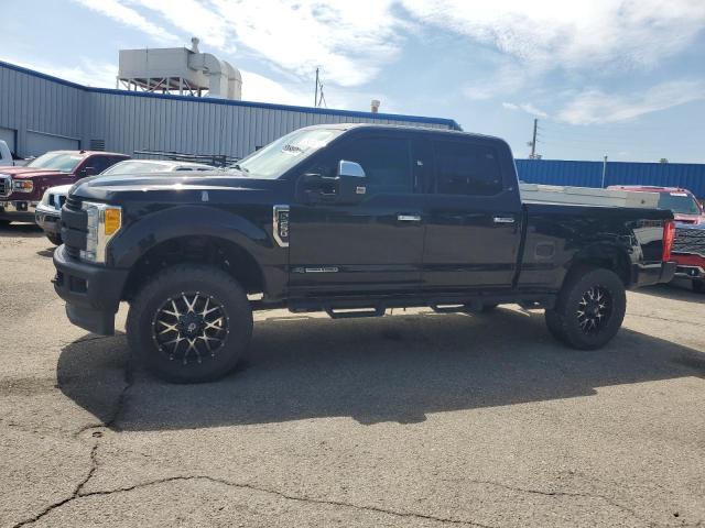 FORD F250 SUPER 2017 black crew pic diesel 1FT7W2BTXHEB22346 photo #1
