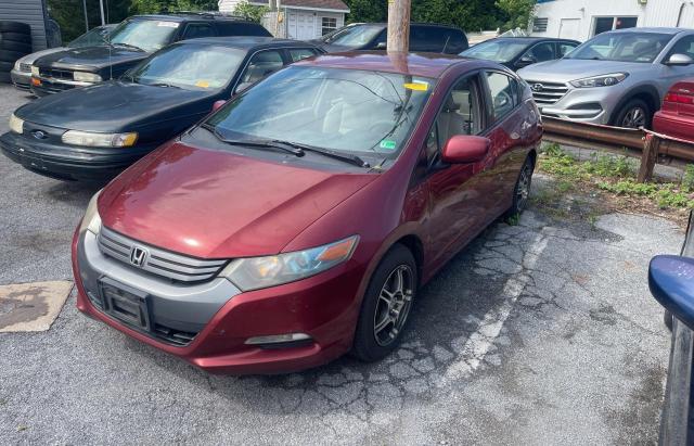 HONDA INSIGHT LX 2010 red hatchbac hybrid engine JHMZE2H59AS032860 photo #3