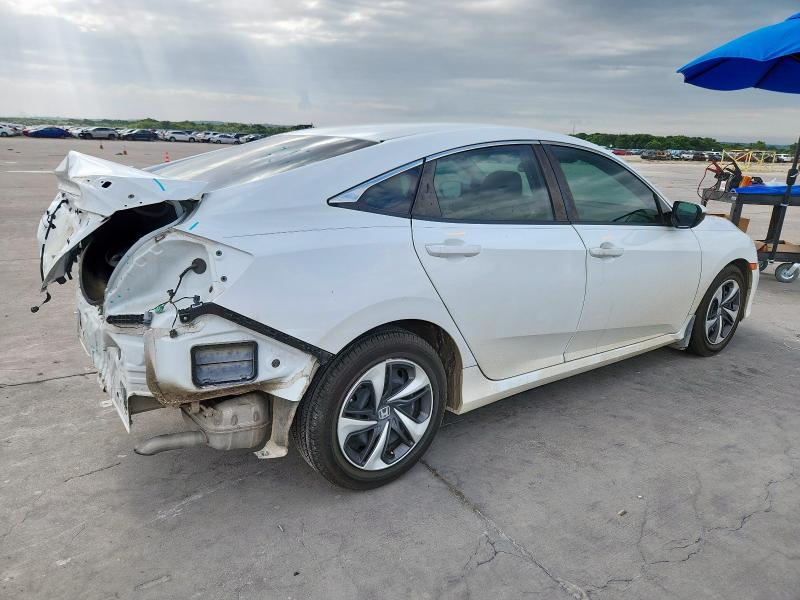 HONDA CIVIC LX 2019 white  gas 19XFC2F68KE008155 photo #4