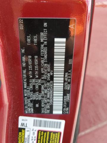 2022 TOYOTA HIGHLANDER 5TDHZRAH0NS549039
