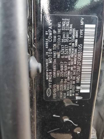 2015 HYUNDAI TUCSON GLS KM8JT3AF2FU083105