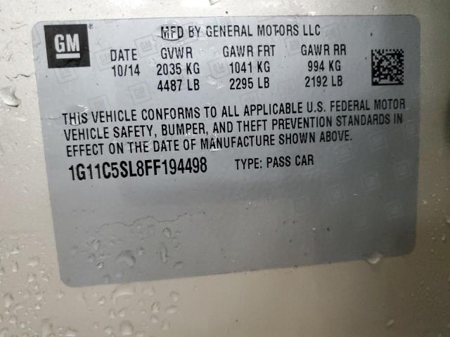 2015 CHEVROLET MALIBU 1LT 1G11C5SL8FF194498