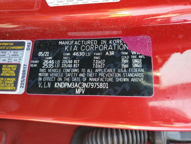 2022 KIA SPORTAGE L - KNDPM3AC3N7975801