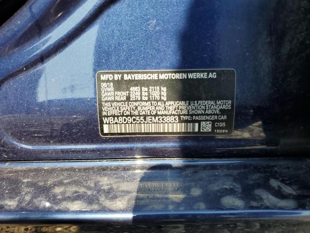 2018 BMW 330 XI WBA8D9C55JEM33883