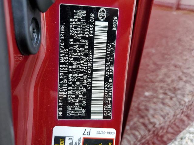 2016 TOYOTA CAMRY LE - 4T1BF1FK3GU526384