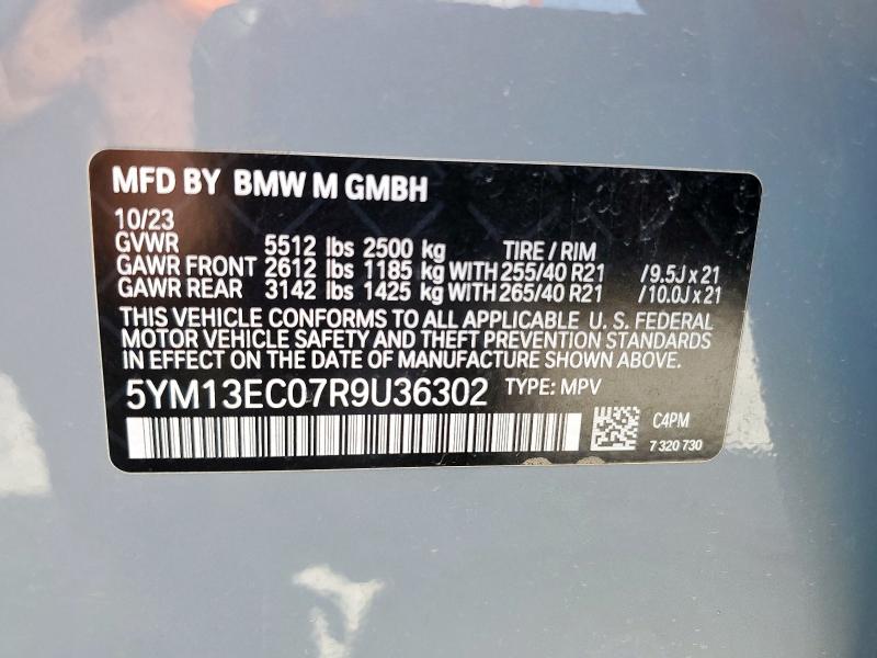 2024 BMW X3 M 5YM13EC07R9U36302