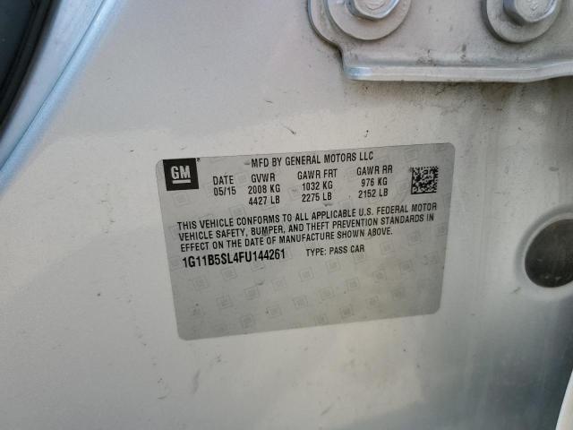 2015 CHEVROLET MALIBU LS 1G11B5SL4FU144261