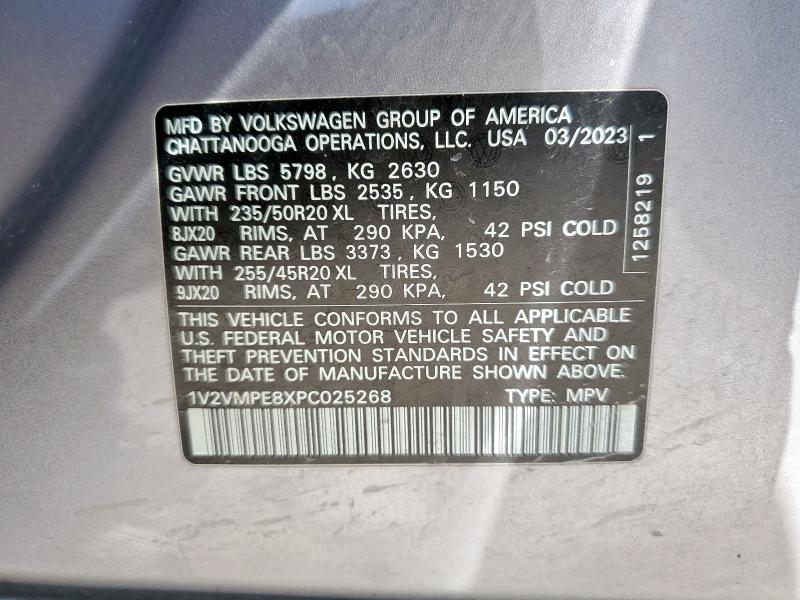 2023 VOLKSWAGEN ID.4 PRO S 1V2VMPE8XPC025268