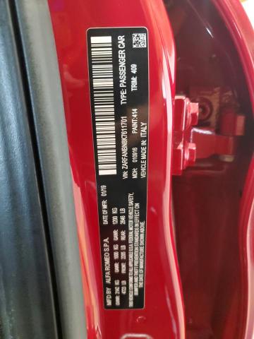 2019 ALFA ROMEO GIULIA TI - ZARFANBN8K7611701