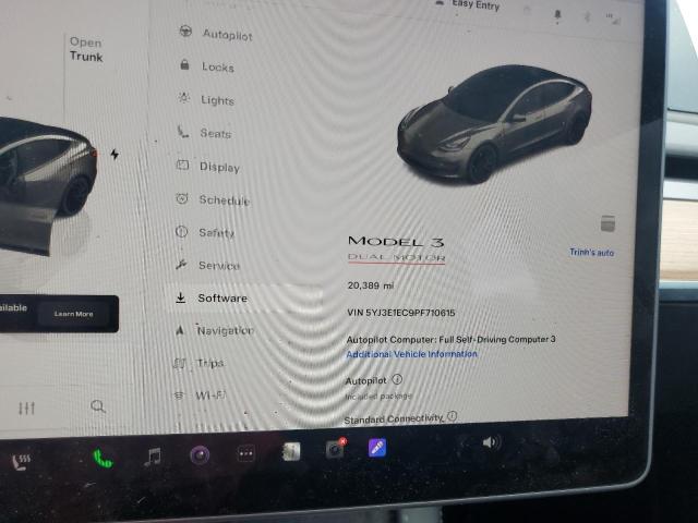 2023 TESLA MODEL 3 5YJ3E1EC9PF710615