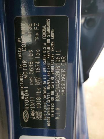 2011 HYUNDAI ACCENT GLS - KMHCN4AC2BU619611