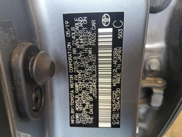 2020 TOYOTA COROLLA SE - JTDS4RCEXLJ021431