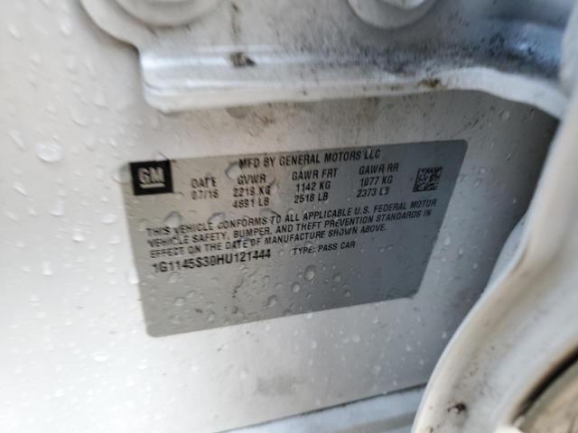 2017 CHEVROLET IMPALA PRE 1G1145S30HU121444