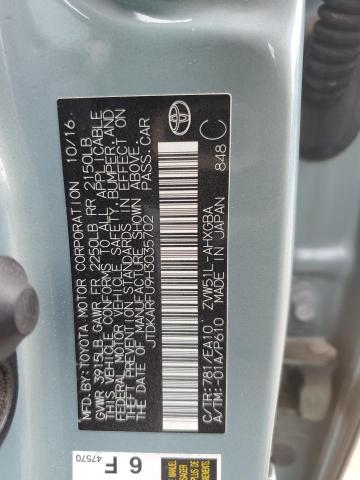 2017 TOYOTA PRIUS - JTDKARFU9H3035702
