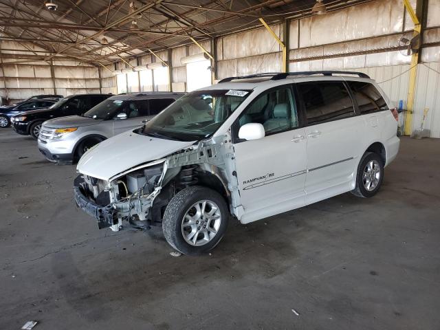 TOYOTA SIENNA XLE 2004 white  gas 5TDZA22C54S194552 photo #1