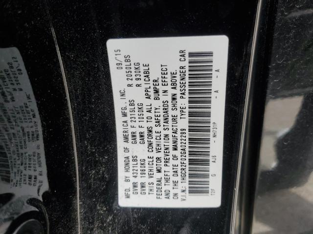 2016 HONDA ACCORD EX - 1HGCR2F02GA022299