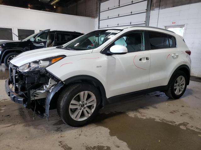 KIA SPORTAGE L 2018 white  gas KNDPMCAC7J7407934 photo #1