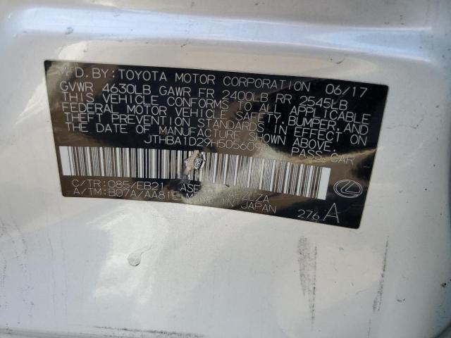 2017 LEXUS IS 200T JTHBA1D29H5056099