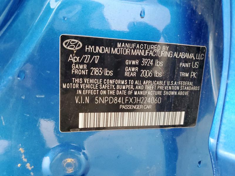 2018 HYUNDAI ELANTRA SE - 5NPD84LFXJH224060
