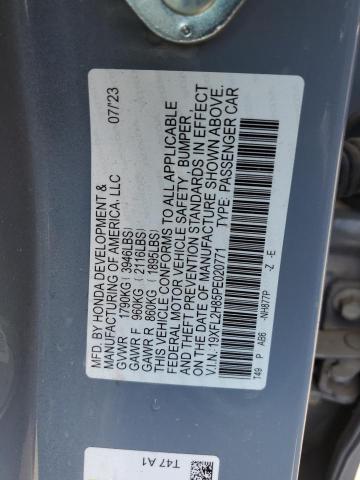 2023 HONDA CIVIC SPOR - 19XFL2H85PE020771