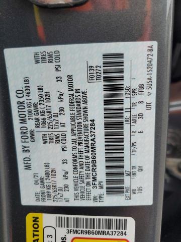 2021 FORD BRONCO SPO 3FMCR9B60MRA37284
