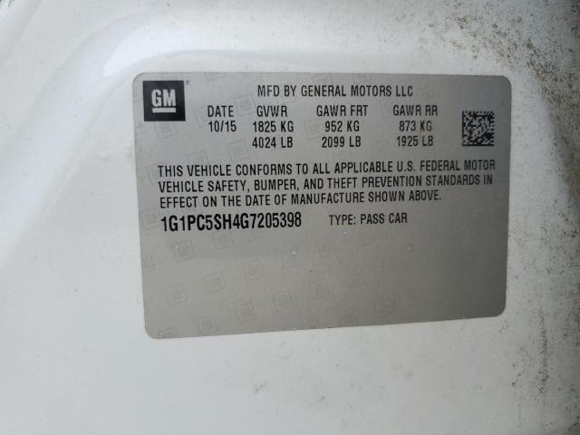 2016 CHEVROLET CRUZE LIMITED LS 1G1PC5SH4G7205398