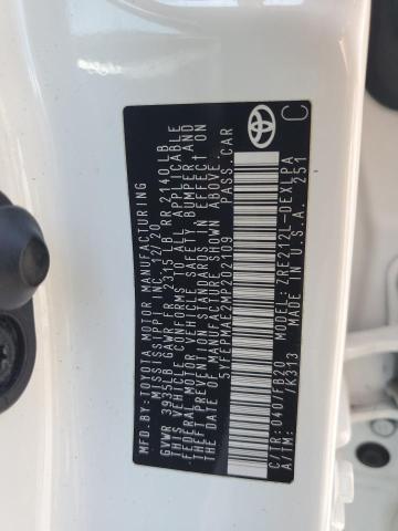 2021 TOYOTA COROLLA LE - 5YFEPMAE2MP202109