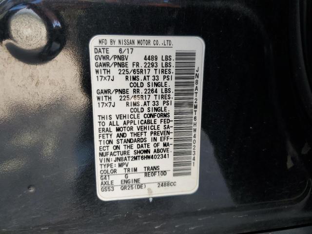 2017 NISSAN ROGUE S - JN8AT2MT6HW402341