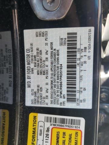 2023 FORD BRONCO SPORT BIG BEND 3FMCR9B67PRD51924