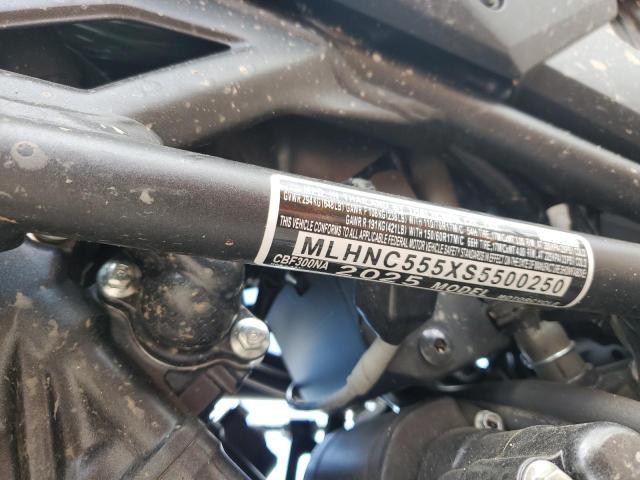 2025 HONDA CBF300 NA MLHNC555XS5500250