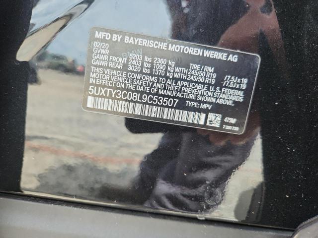 2020 BMW X3 SDRIVE3 5UXTY3C08L9C53507