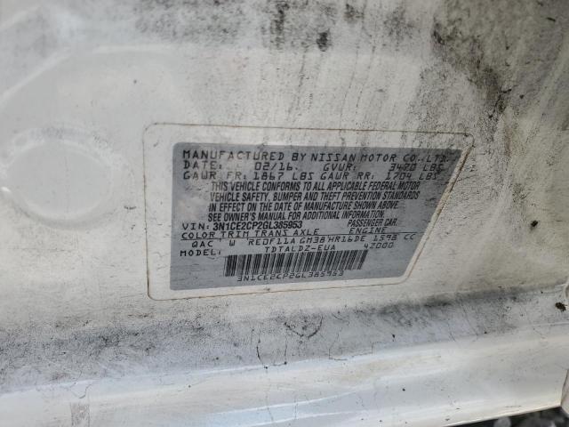 2016 NISSAN VERSA NOTE 3N1CE2CP2GL385953