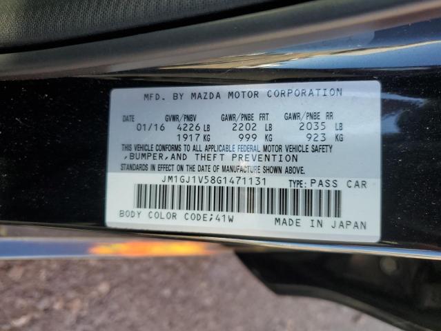 2016 MAZDA 6 TOURING - JM1GJ1V58G1471131