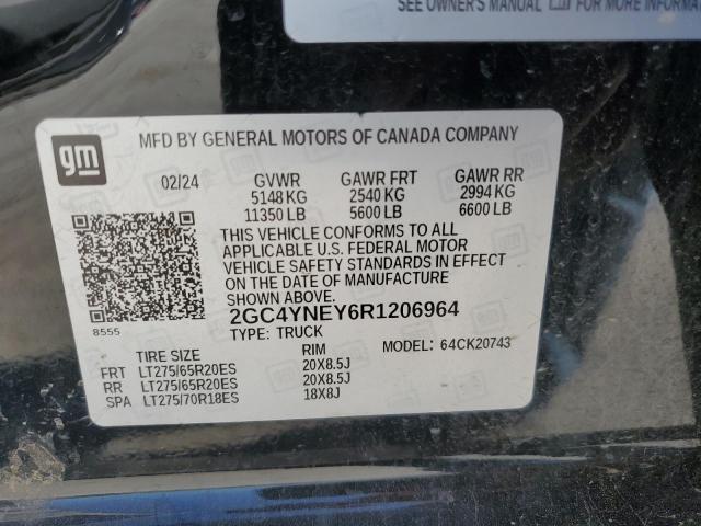 2024 CHEVROLET SILVERADO - 2GC4YNEY6R1206964