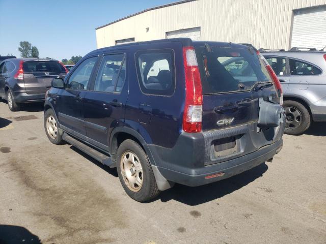 HONDA CR-V LX 2006 blue  gas JHLRD68566C004496 photo #3