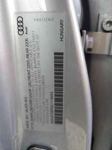 2016 AUDI A3 PREMIUM WAUA7GFF5G1118454