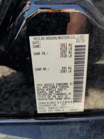 2020 NISSAN ALTIMA 1N4BL4CV0LC172844