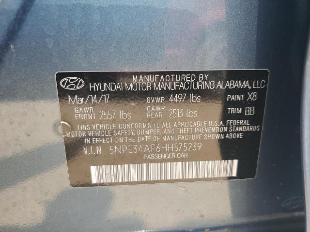 2017 HYUNDAI SONATA SPO 5NPE34AF6HH575239