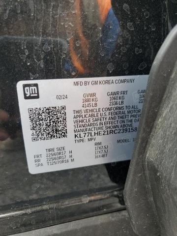 2024 CHEVROLET TRAX 1LT KL77LHE21RC239158