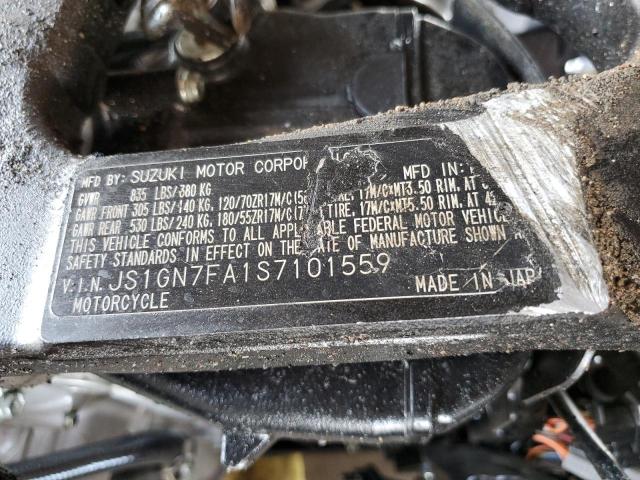2025 SUZUKI GSX-R600 JS1GN7FA1S7101559