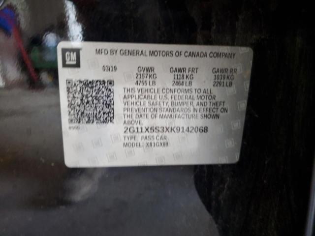 2019 CHEVROLET IMPALA LS 2G11X5S3XK9142068