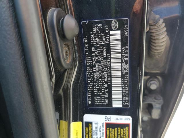2017 TOYOTA CAMRY LE 4T1BF1FK4HU679583